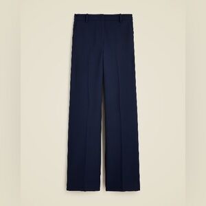 J. Crew Women’s Petite wide-leg trouser in four-season stretch Navy Size P12